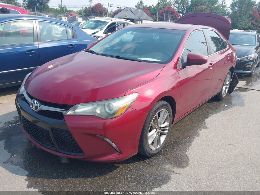 2016 Toyota Camry VIN 4T1BF1FK0GU526584 IAAI salvage auction — REAR END, Salvage Title, sold $2,550 on 2026-08-21 (photo 2)