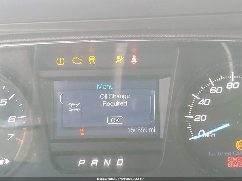 2016 Ford Taurus VIN 1FAHP2L81GG134504 IAAI salvage auction — FRONT END, Salvage (New Mexico), sold $375 on 2026-09-27 (photo 7)
