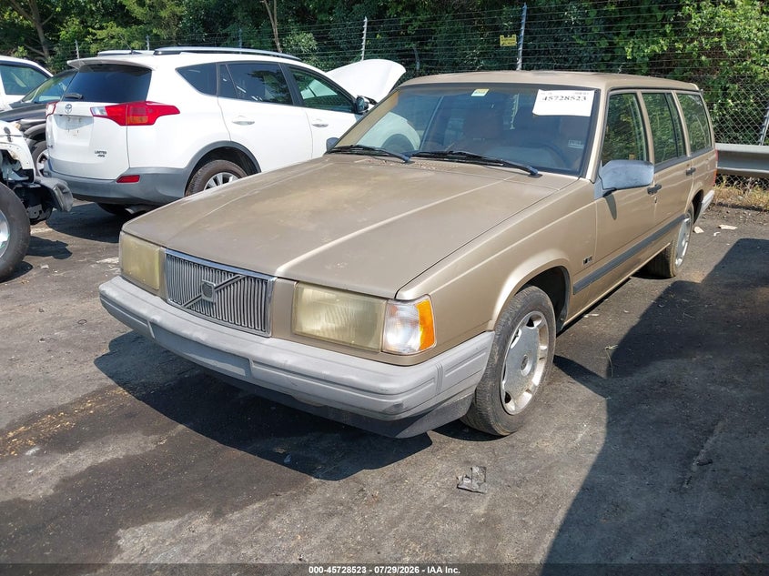 1991 Volvo 740 VIN YV1FA8858M2333539 IAAI salvage auction — NORMAL WEAR, Clear (North Carolina), sold $375 on 2026-08-13 (photo 2)