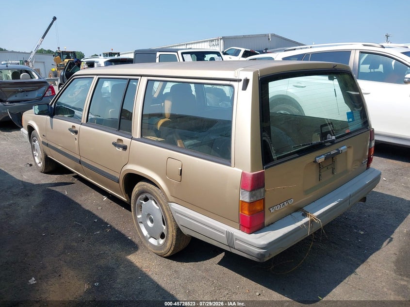 1991 Volvo 740 VIN YV1FA8858M2333539 IAAI salvage auction — NORMAL WEAR, Clear (North Carolina), sold $375 on 2026-08-13 (photo 3)