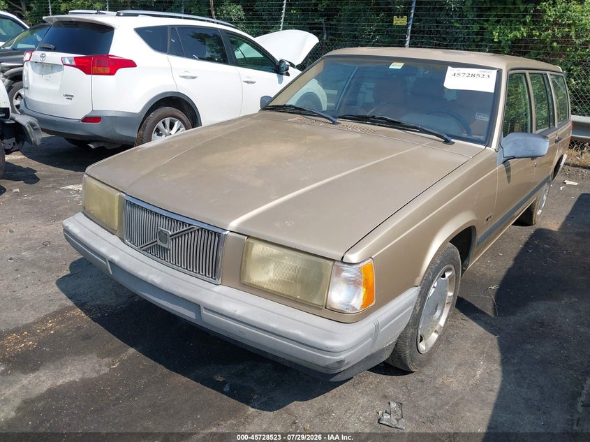 1991 Volvo 740 VIN YV1FA8858M2333539 IAAI salvage auction — NORMAL WEAR, Clear (North Carolina), sold $375 on 2026-08-13 (photo 6)