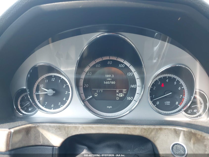 2011 Mercedes-benz E-class VIN WDDHF8HB8BA444820 IAAI salvage auction — REAR END, Salvage (Pennsylvania), sold $925 on 2026-08-10 (photo 7)