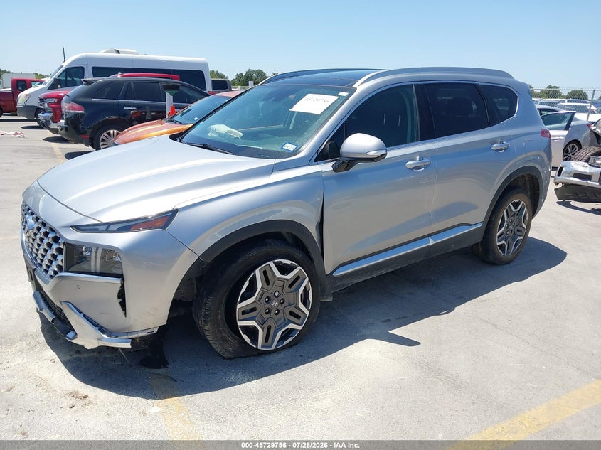 2023 Hyundai Santa fe VIN 5NMS4DAL5PH486215 IAAI salvage auction — LEFT FRONT, Salvage Title, sold $8,150 on 2026-09-02 (photo 2)