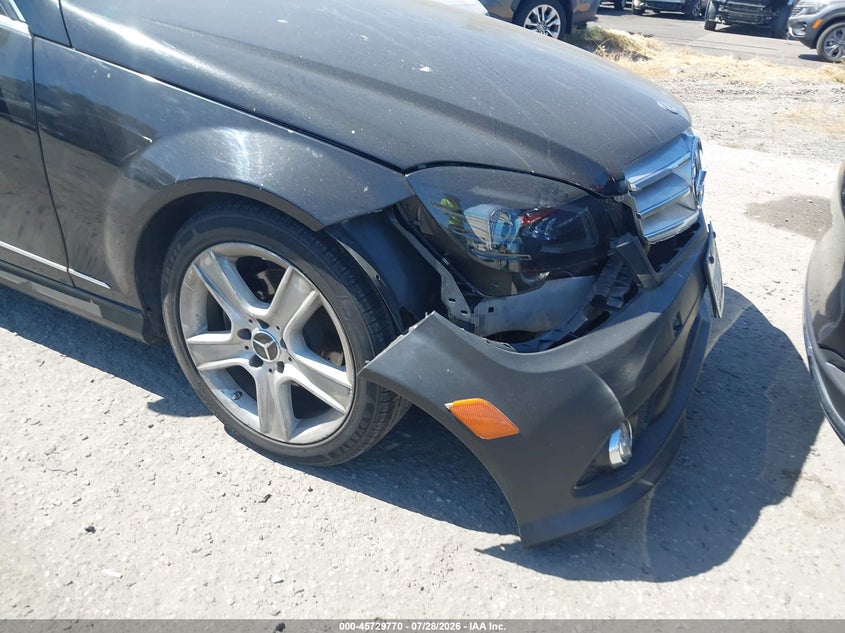 2010 Mercedes-benz C-klasse VIN WDDGF5EB0AR109338 IAAI salvage auction — REAR END, Salvage Certificate (California), sold $650 on 2026-08-19 (photo 6)