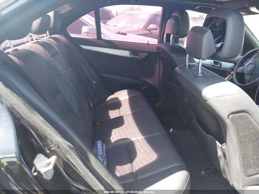 2010 Mercedes-benz C-klasse VIN WDDGF5EB0AR109338 IAAI salvage auction — REAR END, Salvage Certificate (California), sold $650 on 2026-08-19 (photo 8)