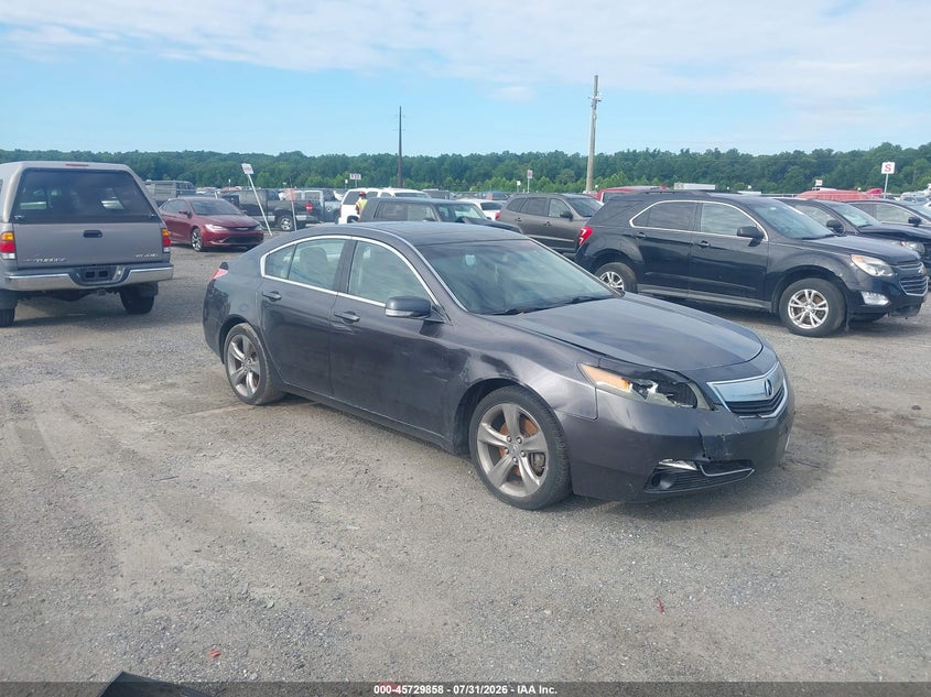 2013 Acura Tl VIN 19UUA9F52DA004090 IAAI salvage auction — NORMAL WEAR, Clear (Delaware), sold $750 on 2026-08-26 (photo 1)
