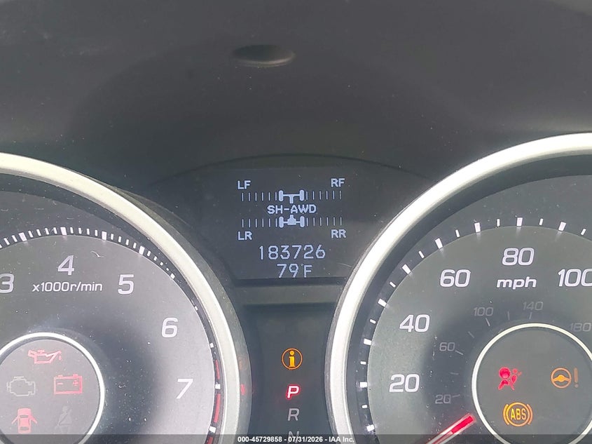 2013 Acura Tl VIN 19UUA9F52DA004090 IAAI salvage auction — NORMAL WEAR, Clear (Delaware), sold $750 on 2026-08-26 (photo 7)