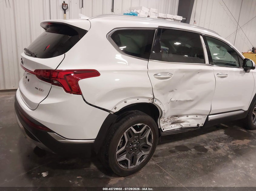 2021 Hyundai Santa fe VIN 5NMS4DAL3MH370426 IAAI salvage auction — SIDE, Salvage Title, sold $7,100 on 2026-08-22 (photo 6)