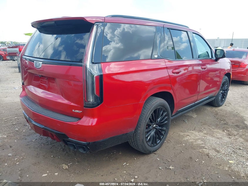 2024 Cadillac Escalade VIN 1GYS4HK99RR339334 IAAI salvage auction — NORMAL WEAR, Salvage Title, sold $21,100 on 2026-07-30 (photo 4)