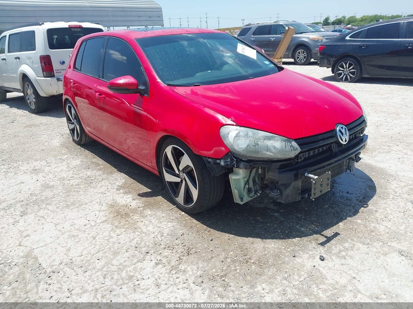 2011 Volkswagen Golf VIN WVWDA7AJ4BW305306 IAAI salvage auction — NORMAL WEAR, Original (Texas), sold $1,925 on 2026-08-10 (photo 1)
