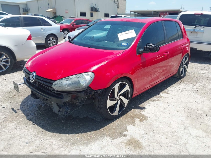 2011 Volkswagen Golf VIN WVWDA7AJ4BW305306 IAAI salvage auction — NORMAL WEAR, Original (Texas), sold $1,925 on 2026-08-10 (photo 2)