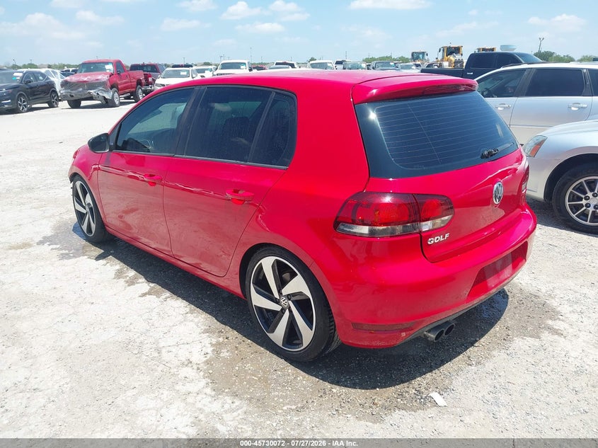 2011 Volkswagen Golf VIN WVWDA7AJ4BW305306 IAAI salvage auction — NORMAL WEAR, Original (Texas), sold $1,925 on 2026-08-10 (photo 3)
