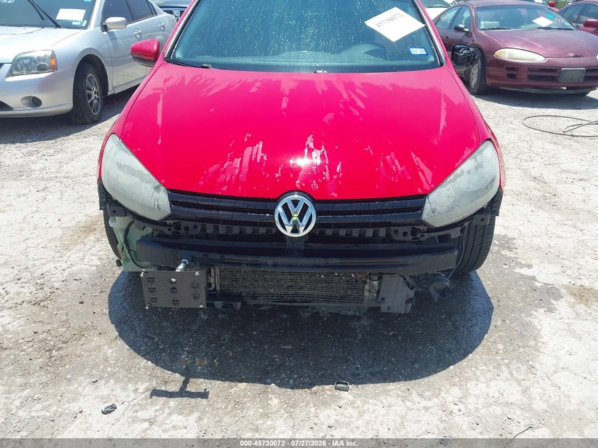 2011 Volkswagen Golf VIN WVWDA7AJ4BW305306 IAAI salvage auction — NORMAL WEAR, Original (Texas), sold $1,925 on 2026-08-10 (photo 6)