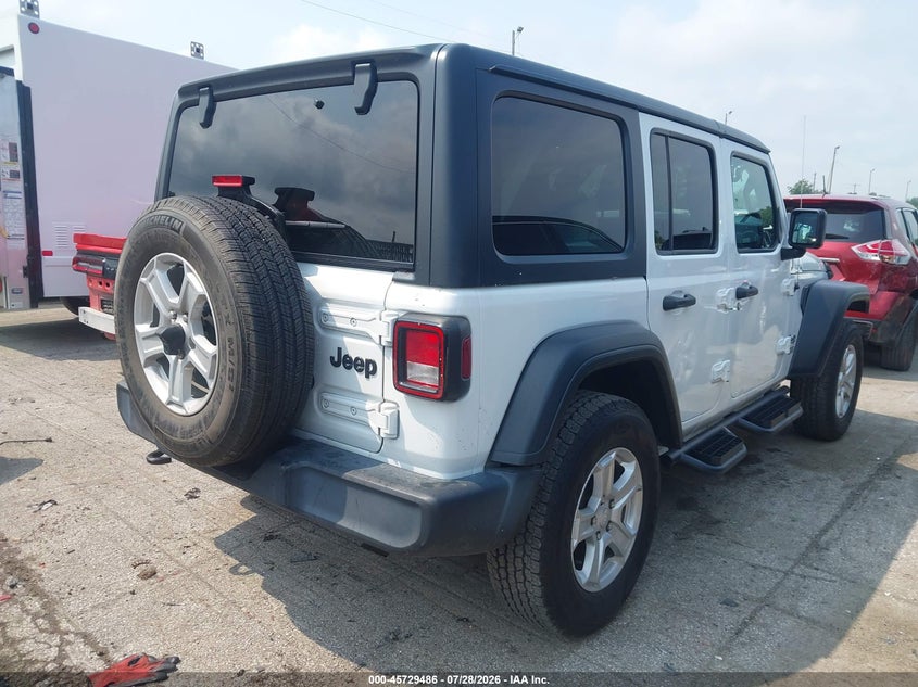 2020 Jeep Wrangler / VIN 1C4HJXDN4LW138897 IAAI salvage auction — FRONT END, Wait Title, sold $8,150 on 2026-08-13 (photo 4)