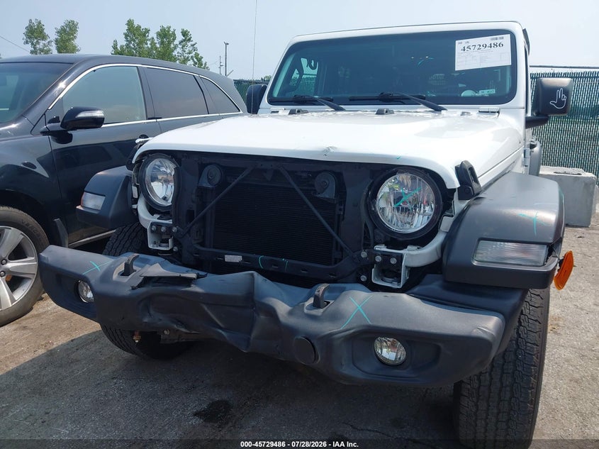 2020 Jeep Wrangler / VIN 1C4HJXDN4LW138897 IAAI salvage auction — FRONT END, Wait Title, sold $8,150 on 2026-08-13 (photo 6)