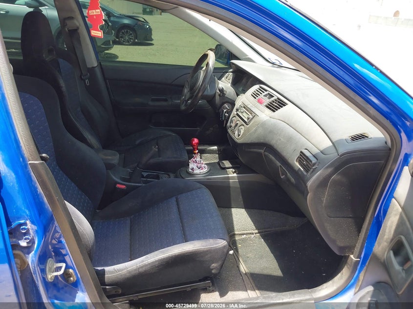 2003 Mitsubishi Lancer evolution VIN JA3AH86F73U121000 IAAI salvage auction — RIGHT FRONT, Salvage (Texas), sold $12,400 on 2026-08-24 (photo 5)