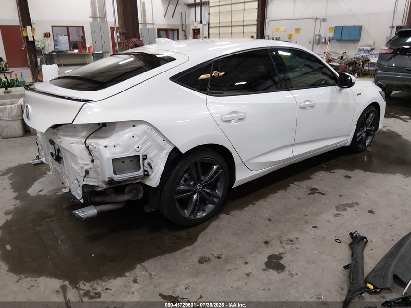 2024 Acura Integra VIN 19UDE4G74RA007345 IAAI salvage auction — REAR END, Salvage Title, sold $12,250 on 2026-08-21 (photo 4)
