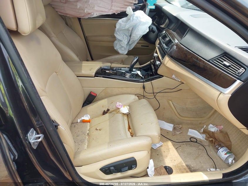 2014 BMW 5er VIN WBA5B1C53ED917248 IAAI salvage auction — FRONT END, Salvage Title, sold $525 on 2026-08-17 (photo 5)