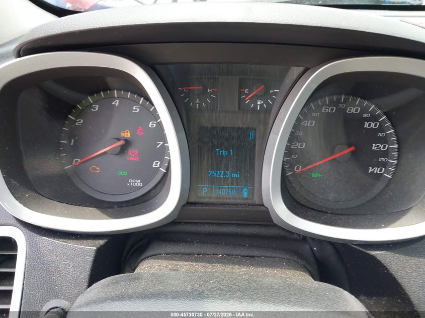 2011 Chevrolet Equinox VIN 2CNALDEC4B6383680 IAAI salvage auction — LEFT FRONT, Clear (Florida), sold $325 on 2026-07-31 (photo 7)
