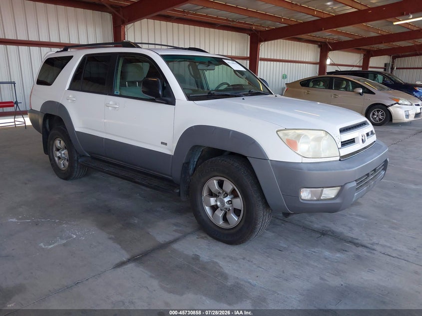 2003 Toyota 4runner VIN JTEZT14R030003817 IAAI salvage auction — NORMAL WEAR, Clear - Dealer Only (California), sold $2,800 on 2026-08-01 (photo 1)