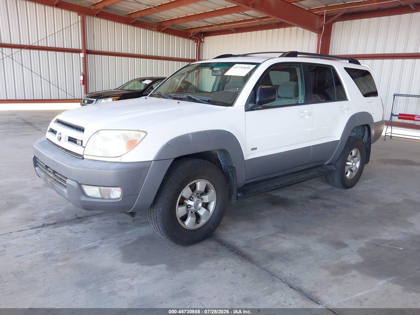 2003 Toyota 4runner VIN JTEZT14R030003817 IAAI salvage auction — NORMAL WEAR, Clear - Dealer Only (California), sold $2,800 on 2026-08-01 (photo 2)