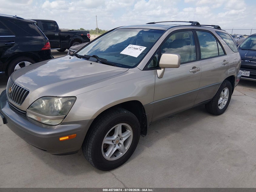 2000 Lexus Rx 300 VIN JT6GF10U0Y0081607 IAAI salvage auction — NORMAL WEAR, Original (Texas), sold $500 on 2026-07-31 (photo 2)