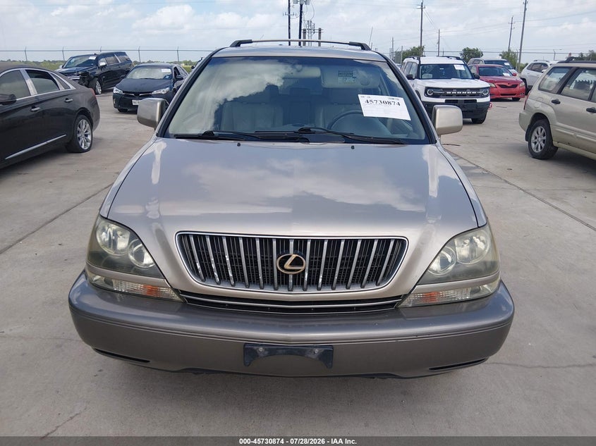 2000 Lexus Rx 300 VIN JT6GF10U0Y0081607 IAAI salvage auction — NORMAL WEAR, Original (Texas), sold $500 on 2026-07-31 (photo 6)