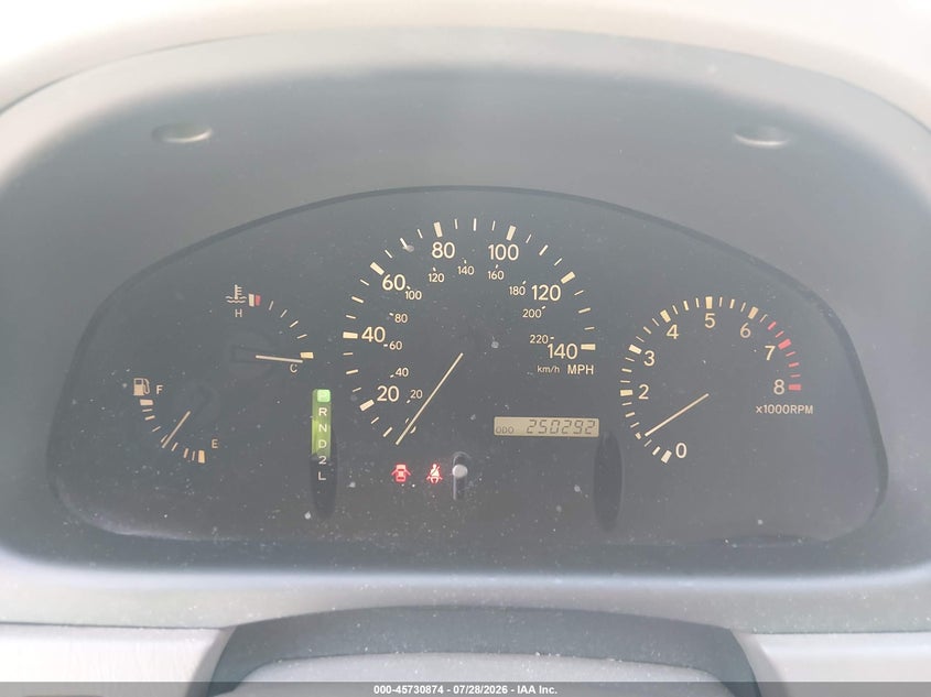 2000 Lexus Rx 300 VIN JT6GF10U0Y0081607 IAAI salvage auction — NORMAL WEAR, Original (Texas), sold $500 on 2026-07-31 (photo 7)