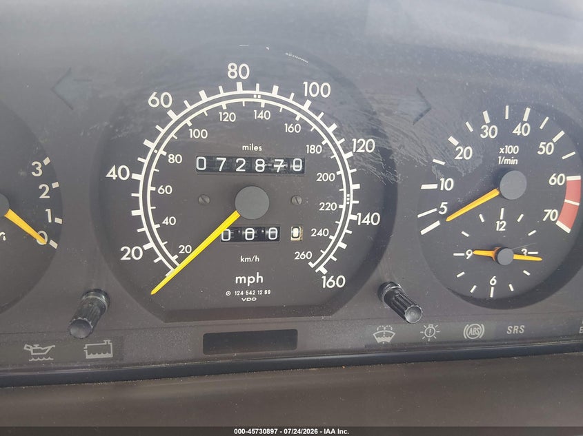 1994 Mercedes-benz E-class VIN WDBEA34E4RC127824 IAAI salvage auction — NORMAL WEAR, Salvage Title - Dealer (California), sold $9,000 on 2026-08-13 (photo 7)