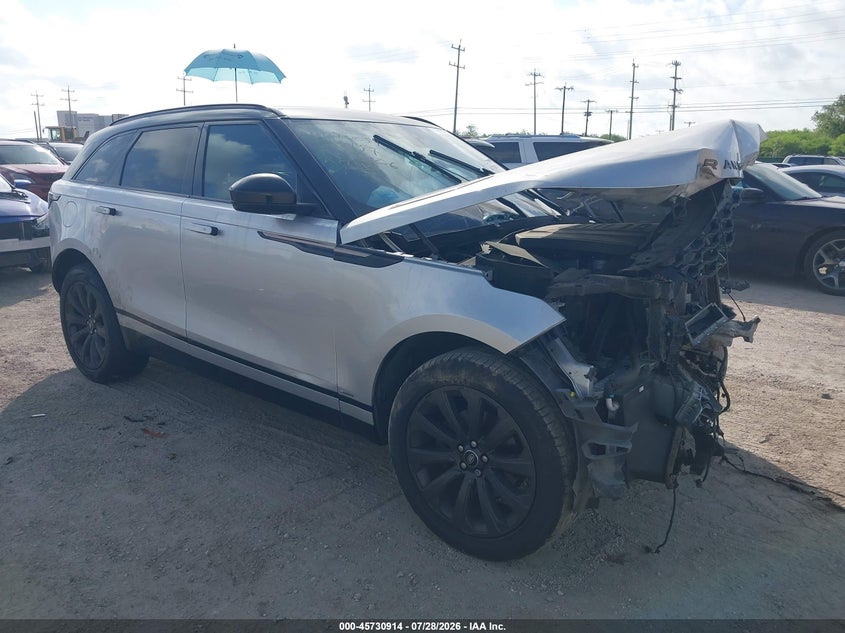 2018 Land rover Range rover velar VIN SALYL2RX5JA778157 IAAI salvage auction — FRONT END, Salvage (Texas), sold $1,050 on 2026-08-24 (photo 1)
