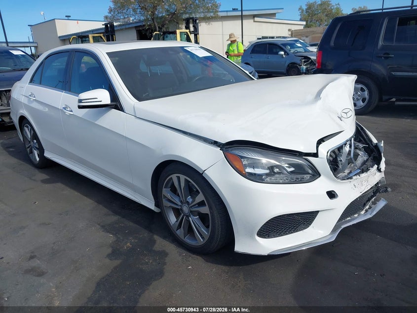 2016 Mercedes-benz E-klasse VIN WDDHF5KB7GB197024 IAAI salvage auction — FRONT END, Salvage Title, sold $3,650 on 2026-08-21 (photo 1)