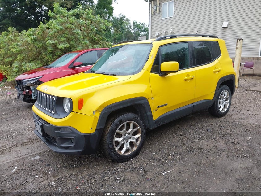 2016 Jeep Renegade VIN ZACCJBBT1GPC56486 IAAI salvage auction — LEFT SIDE, Salvage Title, sold $1,500 on 2026-08-12 (photo 2)