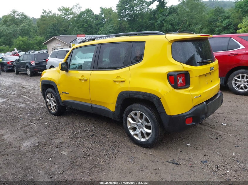 2016 Jeep Renegade VIN ZACCJBBT1GPC56486 IAAI salvage auction — LEFT SIDE, Salvage Title, sold $1,500 on 2026-08-12 (photo 3)