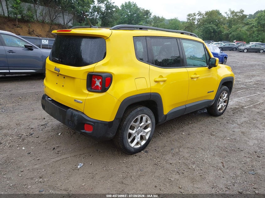2016 Jeep Renegade VIN ZACCJBBT1GPC56486 IAAI salvage auction — LEFT SIDE, Salvage Title, sold $1,500 on 2026-08-12 (photo 4)