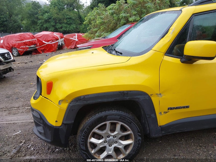 2016 Jeep Renegade VIN ZACCJBBT1GPC56486 IAAI salvage auction — LEFT SIDE, Salvage Title, sold $1,500 on 2026-08-12 (photo 6)