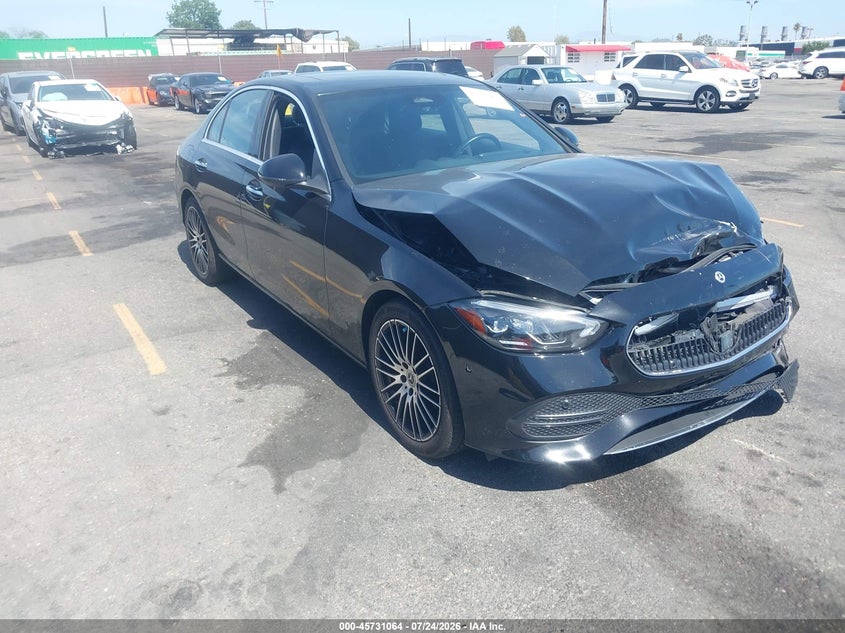 2024 Mercedes-benz C-klasse VIN W1KAF4GB4RR225778 IAAI salvage auction — FRONT END, Wait Title, sold $15,600 on 2026-08-24 (photo 1)