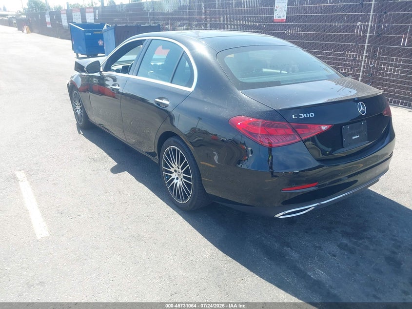 2024 Mercedes-benz C-klasse VIN W1KAF4GB4RR225778 IAAI salvage auction — FRONT END, Wait Title, sold $15,600 on 2026-08-24 (photo 3)