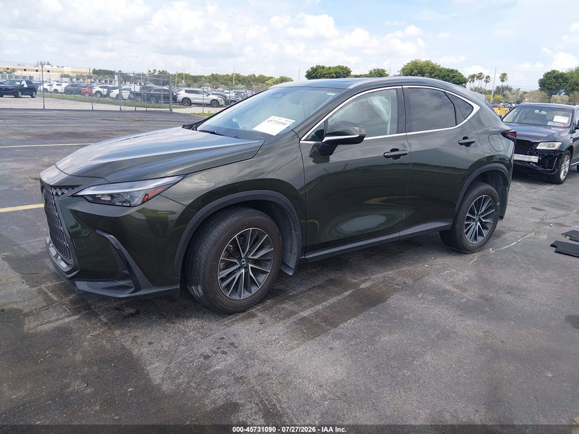2025 Lexus Nx VIN 2T2ADCAZ4SC019677 IAAI salvage auction — SIDE, Rebuildable (Florida), sold $12,100 on 2026-10-01 (photo 2)