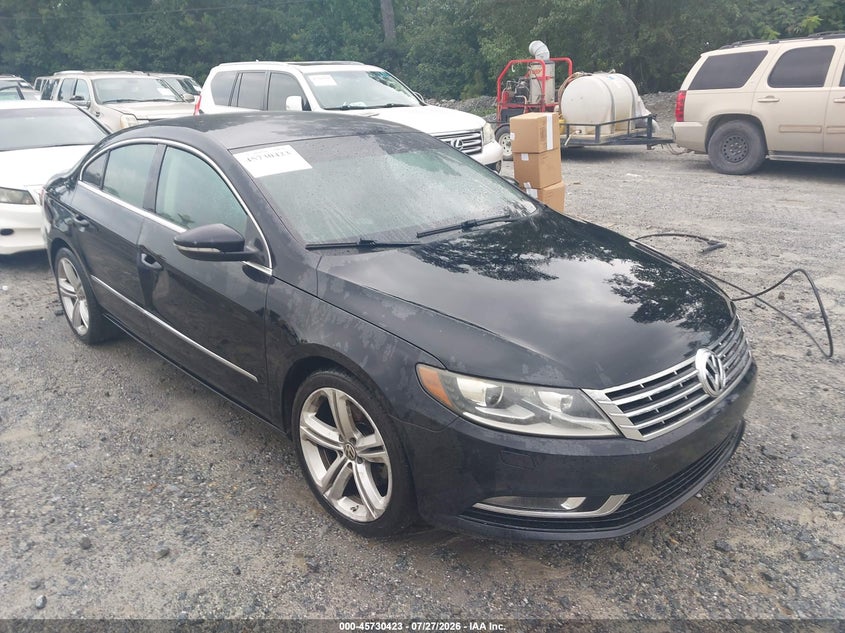2013 Volkswagen Cc VIN WVWBN7AN8DE529458 IAAI salvage auction — NORMAL WEAR, Repossession Paperwork (Georgia), sold $375 on 2026-08-11 (photo 1)