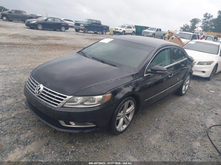 2013 Volkswagen Cc VIN WVWBN7AN8DE529458 IAAI salvage auction — NORMAL WEAR, Repossession Paperwork (Georgia), sold $375 on 2026-08-11 (photo 2)