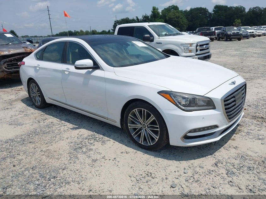 2018 Genesis G80 VIN KMHGN4JE9JU224763 — IAAI salvage auction photo