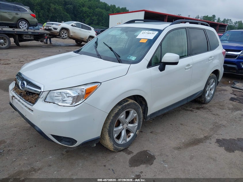 2016 Subaru Forester VIN JF2SJADC0GH506957 IAAI salvage auction — WATER/FLOOD, Wait Title, sold $975 on 2026-09-04 (photo 2)
