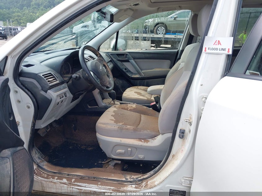 2016 Subaru Forester VIN JF2SJADC0GH506957 IAAI salvage auction — WATER/FLOOD, Wait Title, sold $975 on 2026-09-04 (photo 6)
