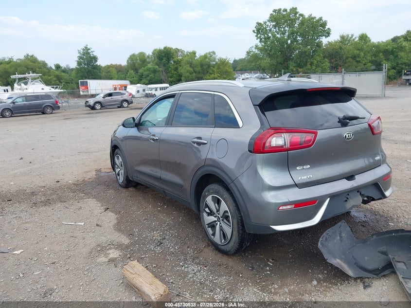 2018 Kia Niro VIN KNDCB3LC6J5162086 IAAI salvage auction — RIGHT SIDE, Salvage Title, sold $1,700 on 2026-08-20 (photo 3)