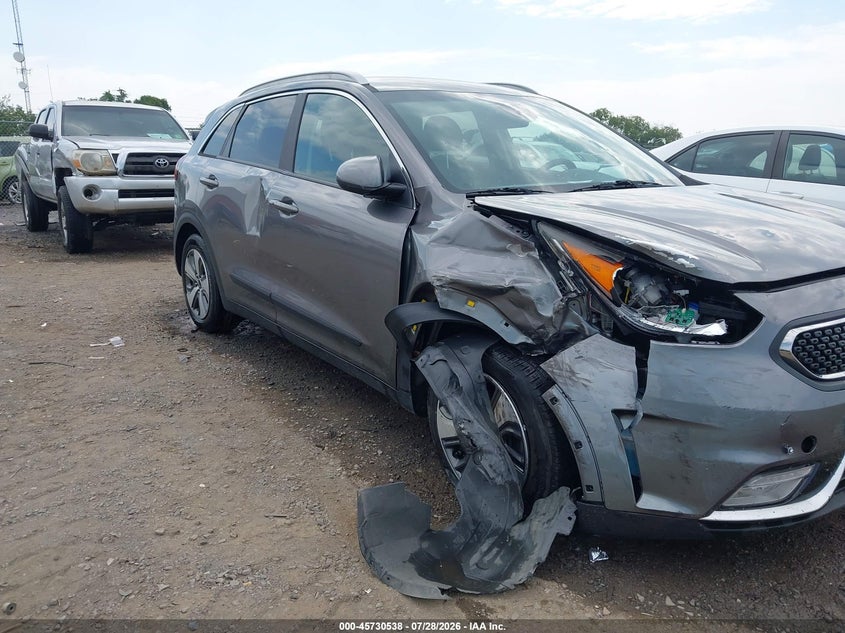 2018 Kia Niro VIN KNDCB3LC6J5162086 IAAI salvage auction — RIGHT SIDE, Salvage Title, sold $1,700 on 2026-08-20 (photo 6)