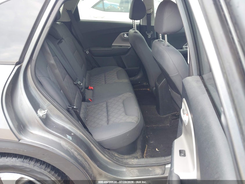 2018 Kia Niro VIN KNDCB3LC6J5162086 IAAI salvage auction — RIGHT SIDE, Salvage Title, sold $1,700 on 2026-08-20 (photo 8)