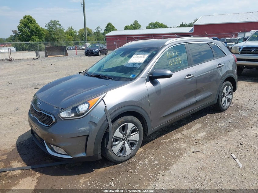 2018 Kia Niro VIN KNDCB3LC6J5162086 IAAI salvage auction — RIGHT SIDE, Salvage Title, sold $1,700 on 2026-08-20 (photo 2)