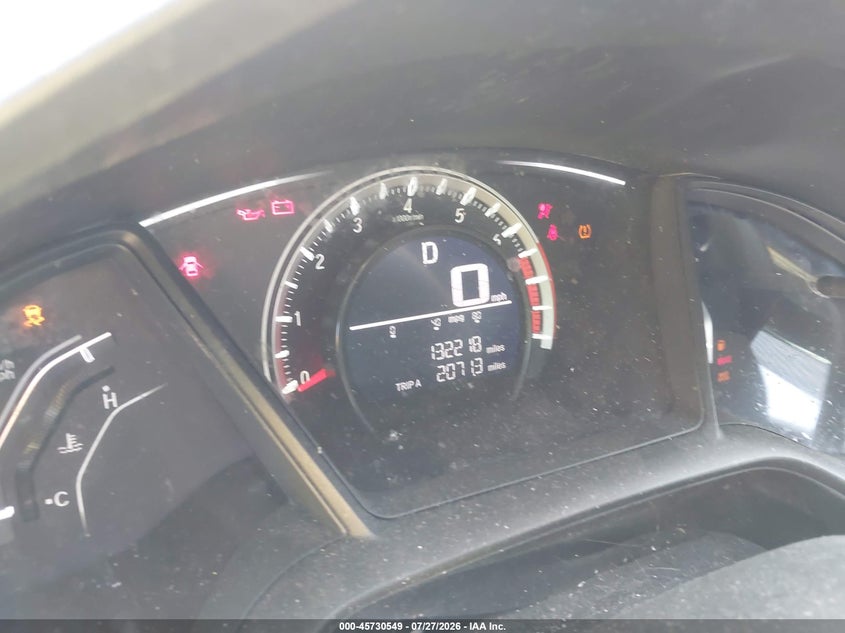 2018 Honda Civic VIN SHHFK7H42JU229625 IAAI salvage auction — RIGHT SIDE, Salvage Title, sold $625 on 2026-08-24 (photo 7)