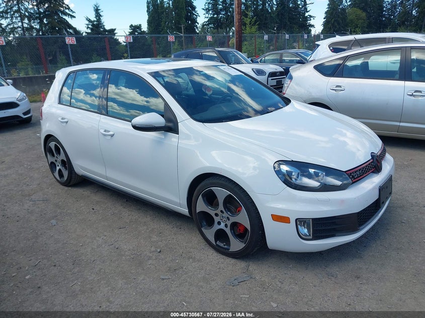 2010 Volkswagen Gti VIN WVWHD7AJ3AW404917 IAAI salvage auction — SIDE, Bill Of Sale (Washington), sold $2,500 on 2026-08-16 (photo 1)