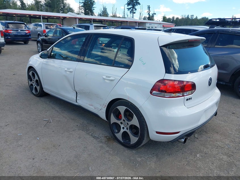 2010 Volkswagen Gti VIN WVWHD7AJ3AW404917 IAAI salvage auction — SIDE, Bill Of Sale (Washington), sold $2,500 on 2026-08-16 (photo 3)